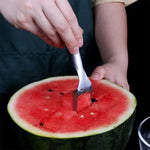 Vielseitiger Melonenschneider mit Gabel | FruchtGenuss