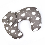 Nursing pillow for mothers with integrated baby head pillow