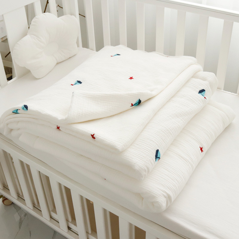 Muslin Baby Bath Towel with Cute Design for Newborns and Toddlers