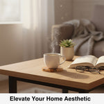 Designer Wooden Coasters with Resin Accents