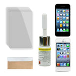 Repair kit for crack in phone display