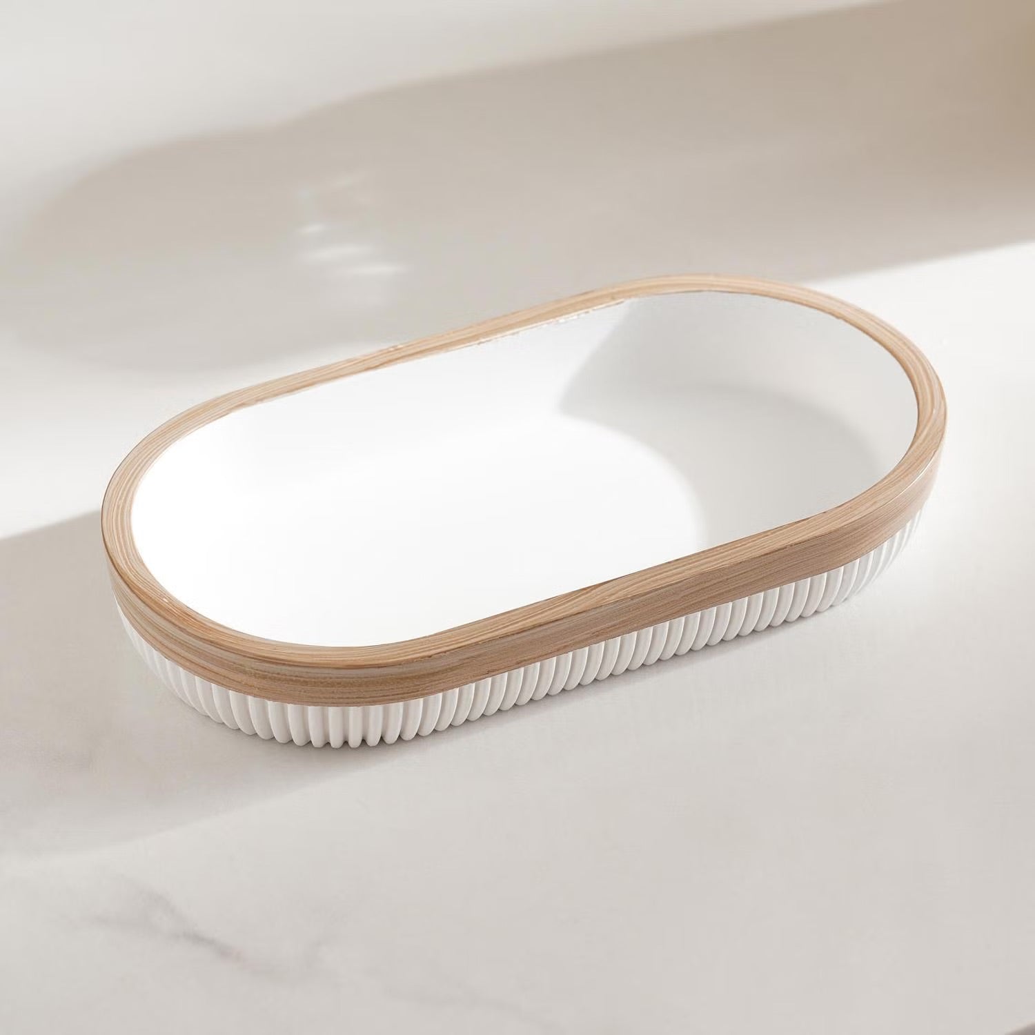 Elegantes Set aus Seifenschale, Spender & Becher für Ihr Bad