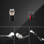 Two-wire connector with locking mechanism