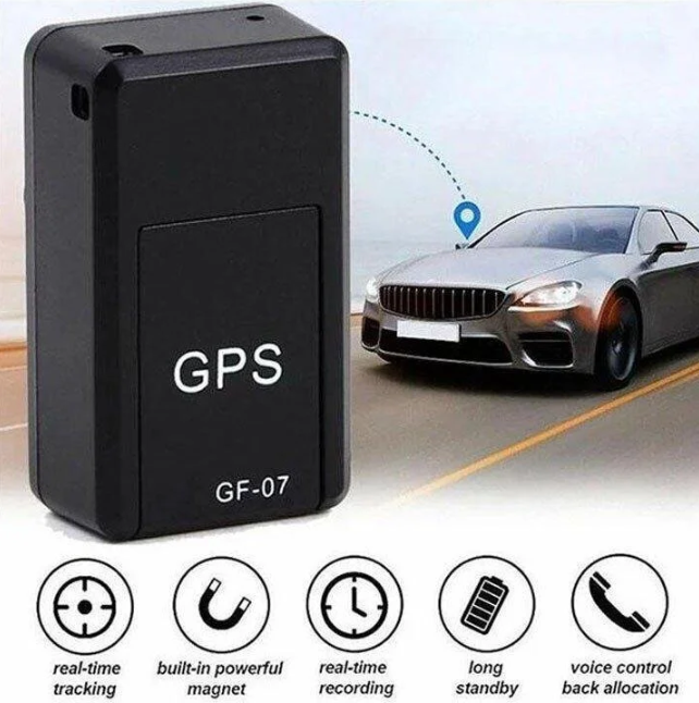 Mini GPS Tracker with Magnet | Global Location Tracking | Black