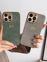 Luxuriöse Hülle für iPhone aus edlem Lammleder