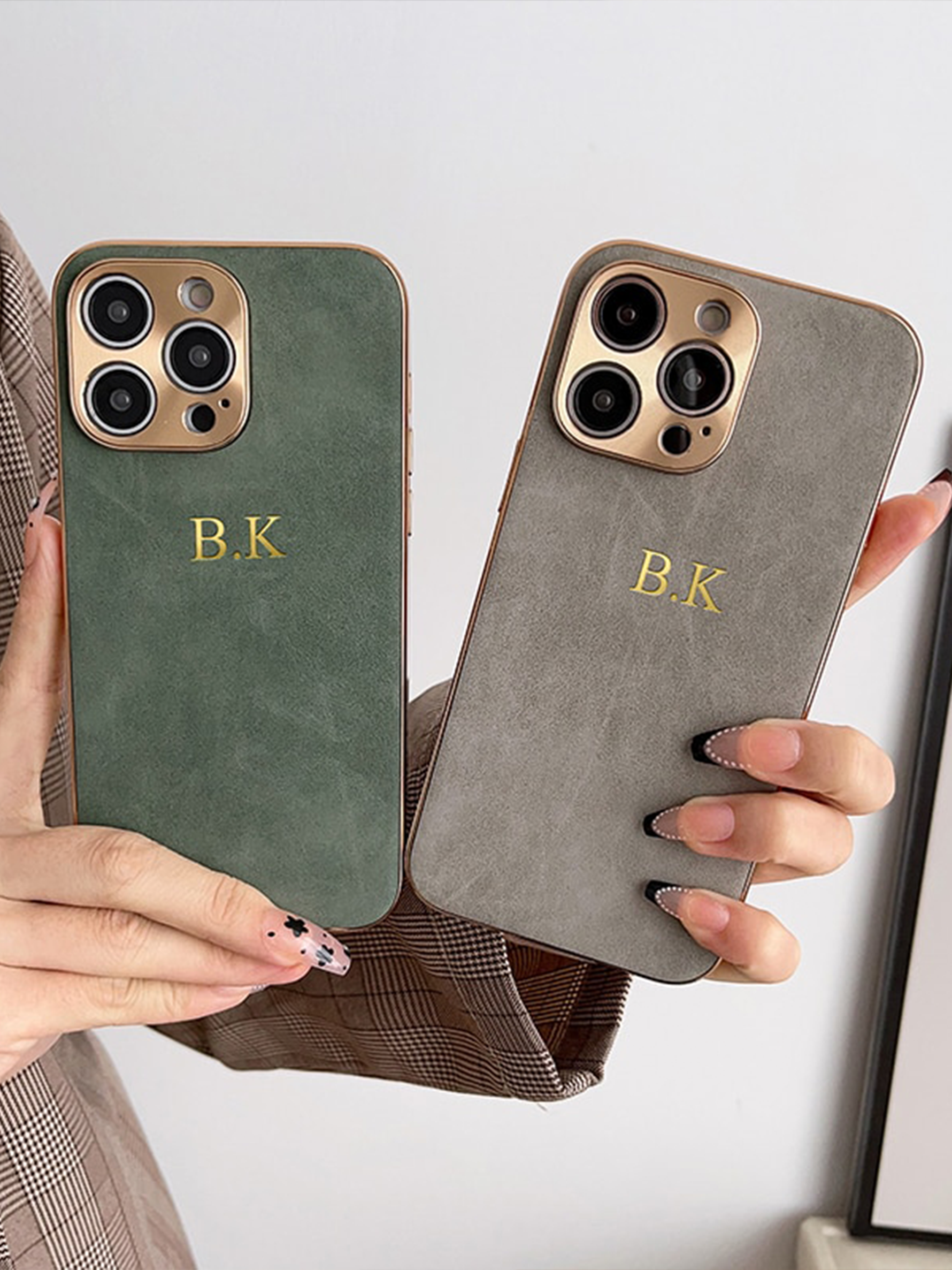 Luxuriöse Hülle für iPhone aus edlem Lammleder