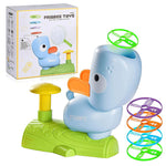 Flying ring for catapult toy