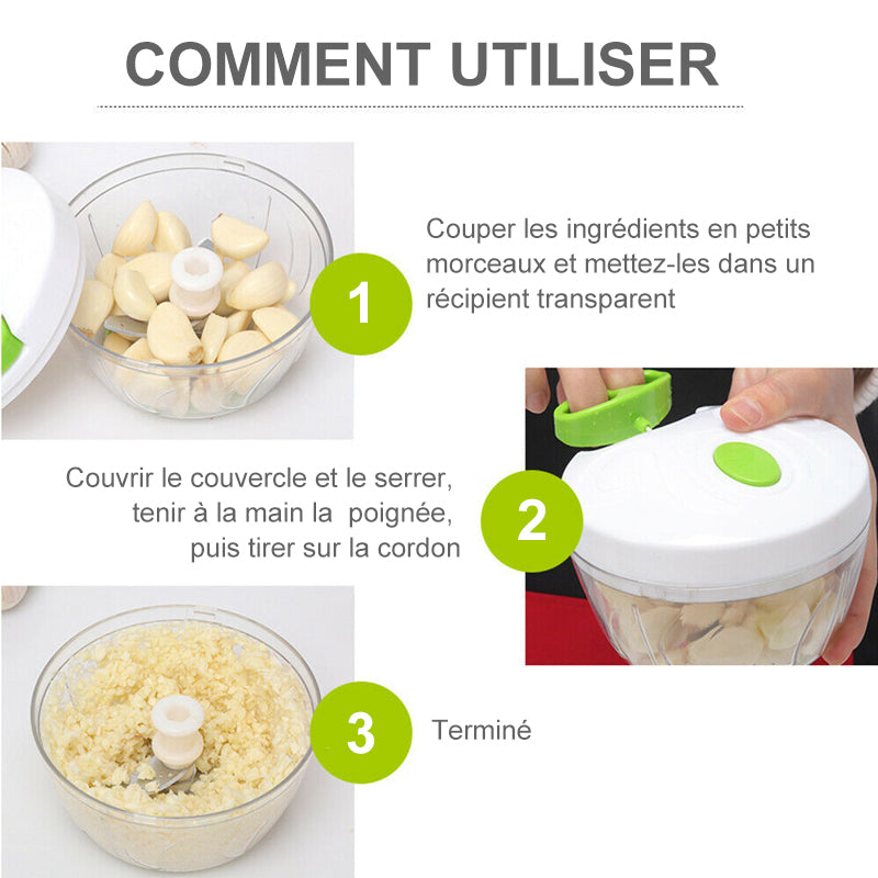 Manual vegetable chopper