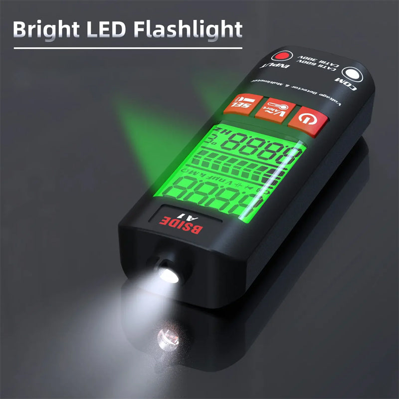 Fully automatic digital multimeter with anti-burn function