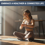 Smart Fitness Tracker - Health Monitoring - Bluetooth Connection