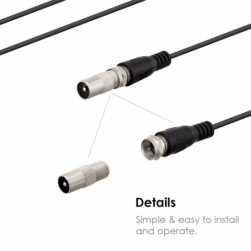 Digitale HDTV Antenne 4K – Verbesserte Version 2023