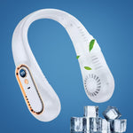 Portable Neck Fan – Hands-Free, Bladeless Cooling – Five Speeds USB-C – For Travel and Office