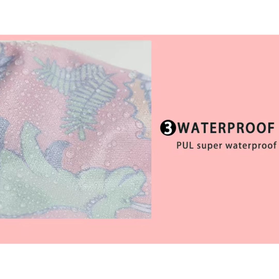 Cloth diaper for babies with snaps and removable insert