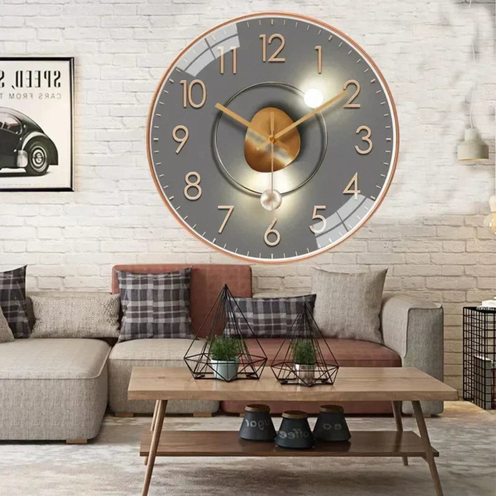 Zentrix | Elegant Digital Wall Clock – Relaxed Time Management for Your Home
