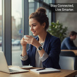 Elegant Smartwatch with Fitness Tracking and Notifications