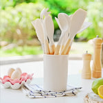 Heat Resistant Silicone and Wood Cooking Utensil Set