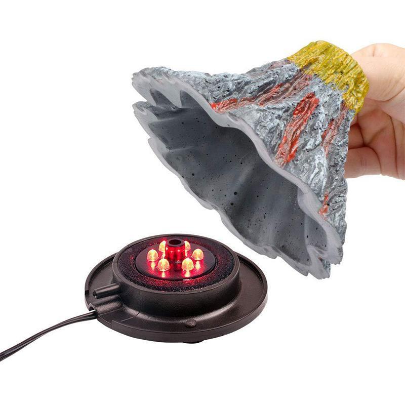 Volcano Decoration Set for Aquarium
