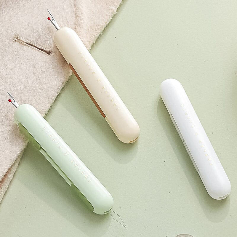 2-in-1 Nähnadel-Einfädler und Nahttrenner