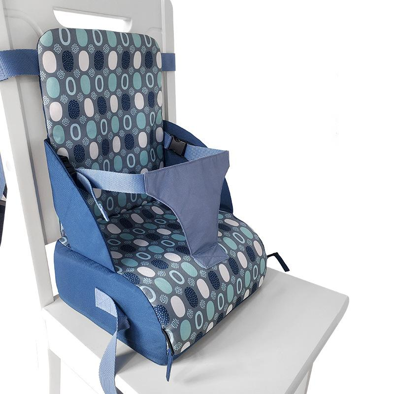 Portable High Chair for Babies - Travel Booster Seat with Harness and Bag
