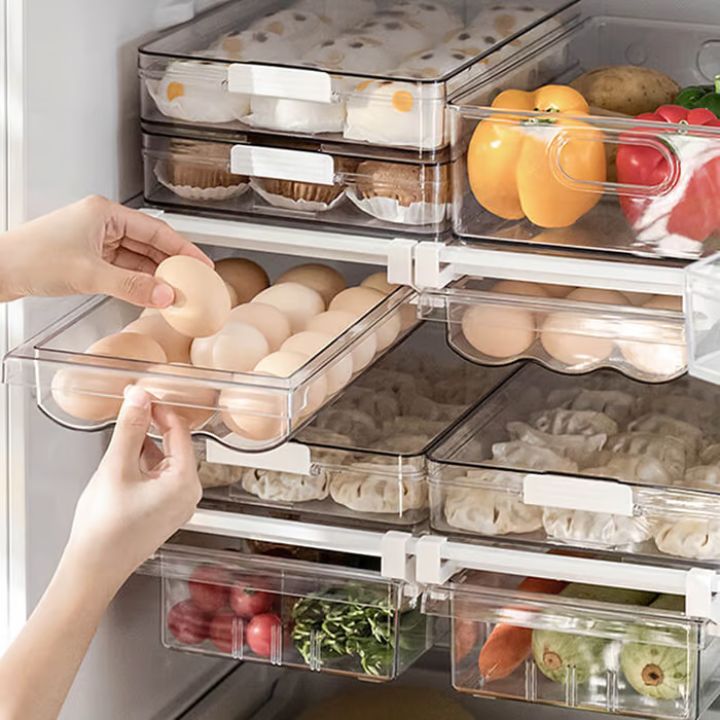 Praktischer Kühlschrank-Organizer für mehr Stauraum
