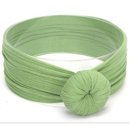 Knotted Bow Headband for Girls - Soft Baby Turban Headband