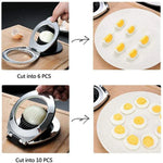Egg Slicer by ChefMaster - 3-in-1 for Effortless Slicing!