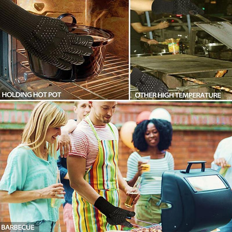MaxiGrip Profi Grillhandschuhe – Hitzeschutz für alle Anwendungen
