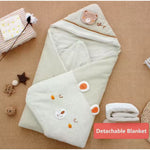 Hooded Swaddle Blanket for Babies – Cozy Sleeping Bag for Newborns