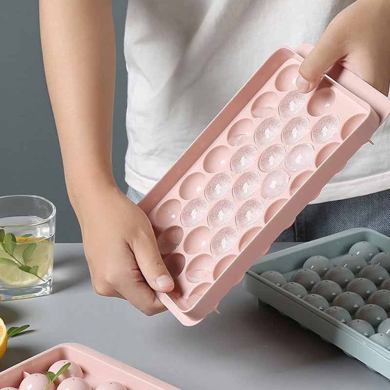 Creative round ice hockey mold for ice cubes