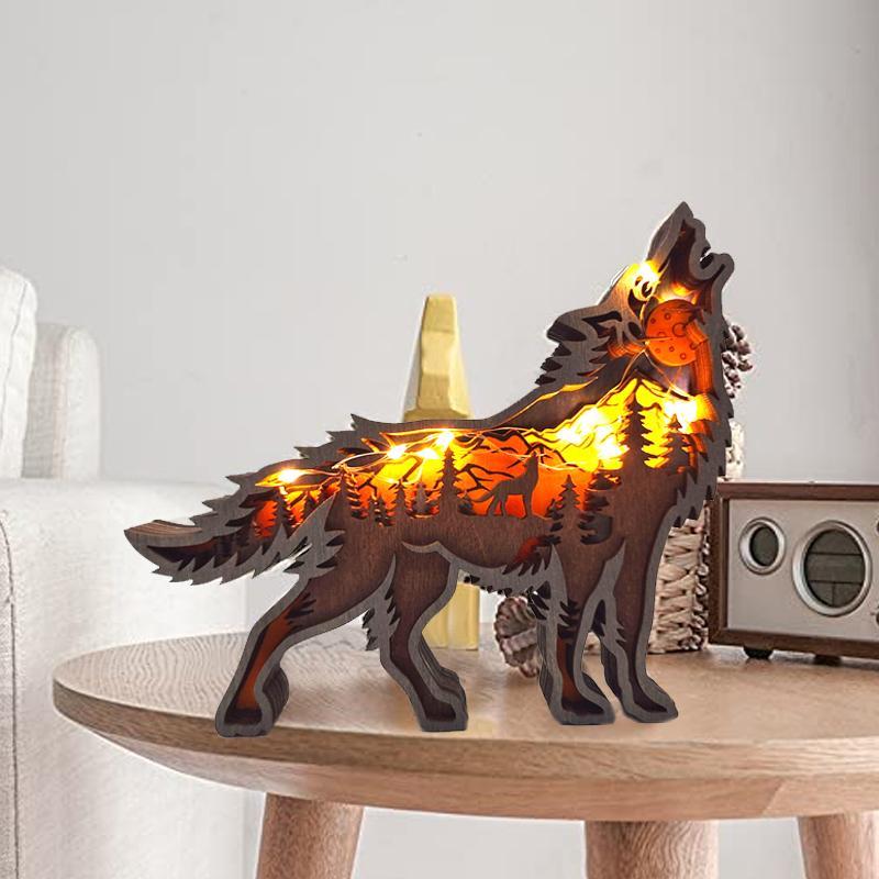 3D Holz Ornament Waldtier | Naturzauber