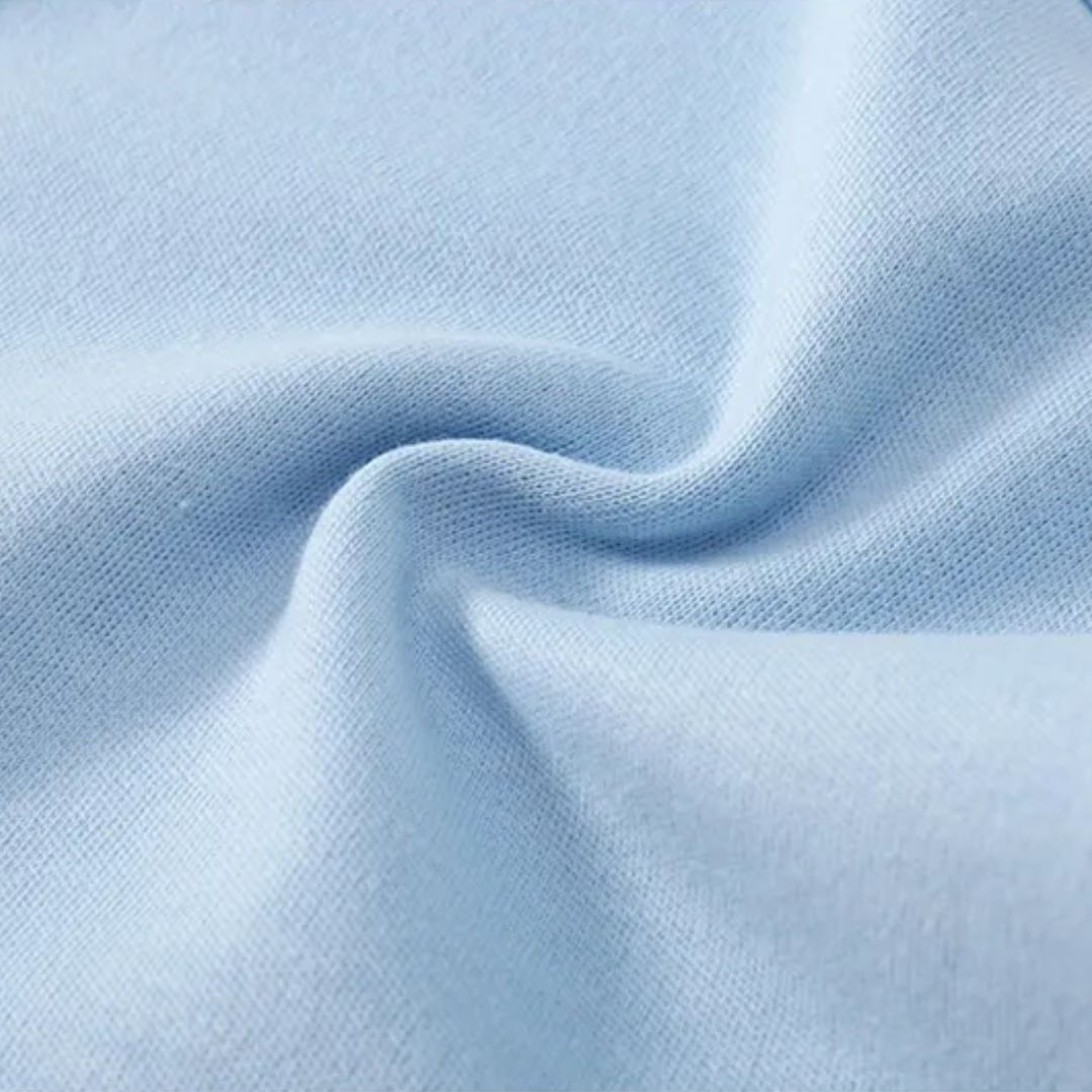 Absorbent Baby Bibs Made of Soft Cotton – Skin-Friendly with Snap Fastener