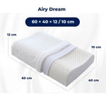Natural Latex Neck Support Pillow - Orthopedic Pillow for Neck Pain - Comfortable and Supportive - Better Sleep