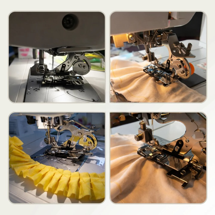 Gathering Foot for Sewing Machines – Precise Gathers and Ruffles