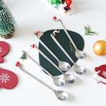 Metal Spoon Gift Set for Home Christmas Decorations