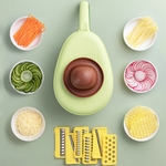 Avocado-shaped vegetable slicer