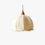 Nordische Eleganz: Verstellbare LED-Pendelleuchte in Beige