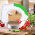 Kitchen knives with rollers