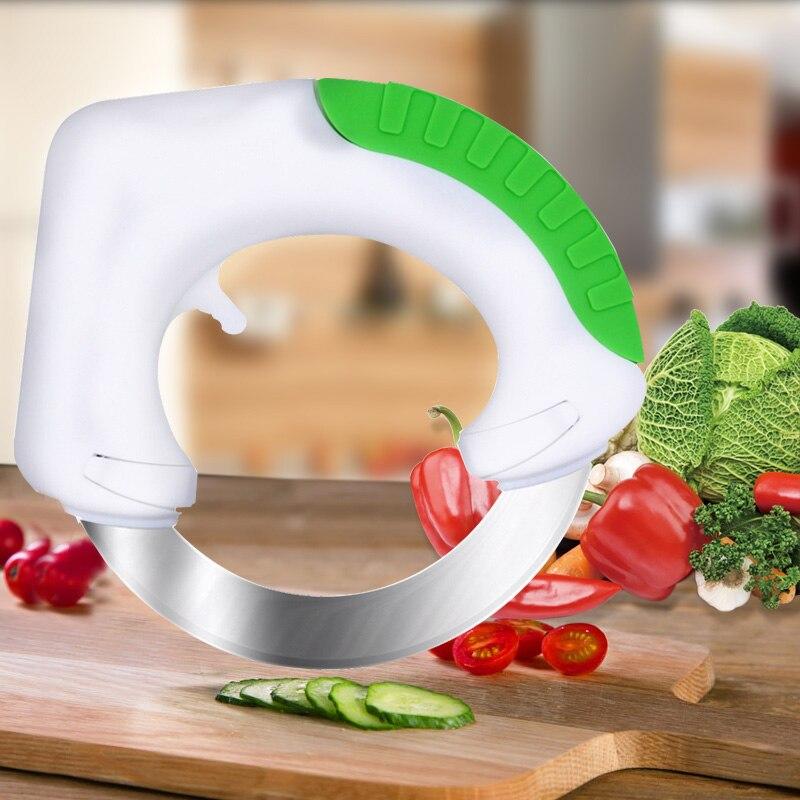 Kitchen knives with rollers