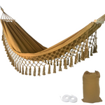 Luxuriöse Hängematte – Bequeme und robuste Hängematte für Garten, Balkon und Camping