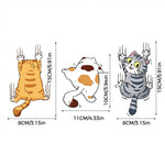 Cute Cat Comic Car Stickers
