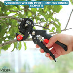 GartenMeister - 2-in-1 Veredelungs- und Schnittschere für Pflanzen