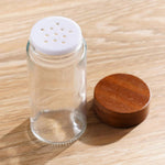 Elegantes 6-teiliges Gewürzglas-Set mit schrägem Ständer