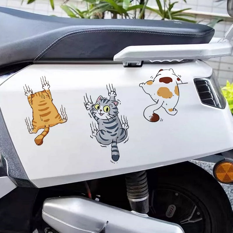 Cute Cat Comic Car Stickers