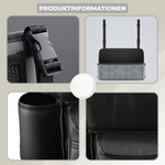 Practical car organizer for tidiness between the seats