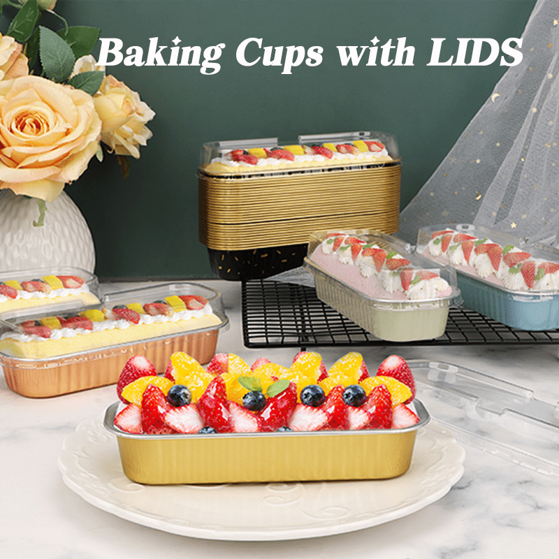 Disposable aluminum foil containers