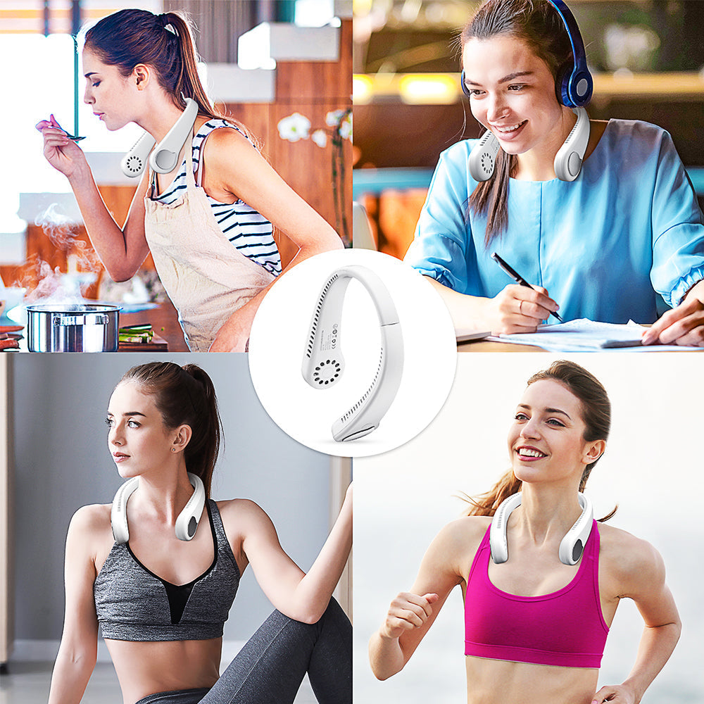 Wearable Neck Fan, bladeless, rechargeable