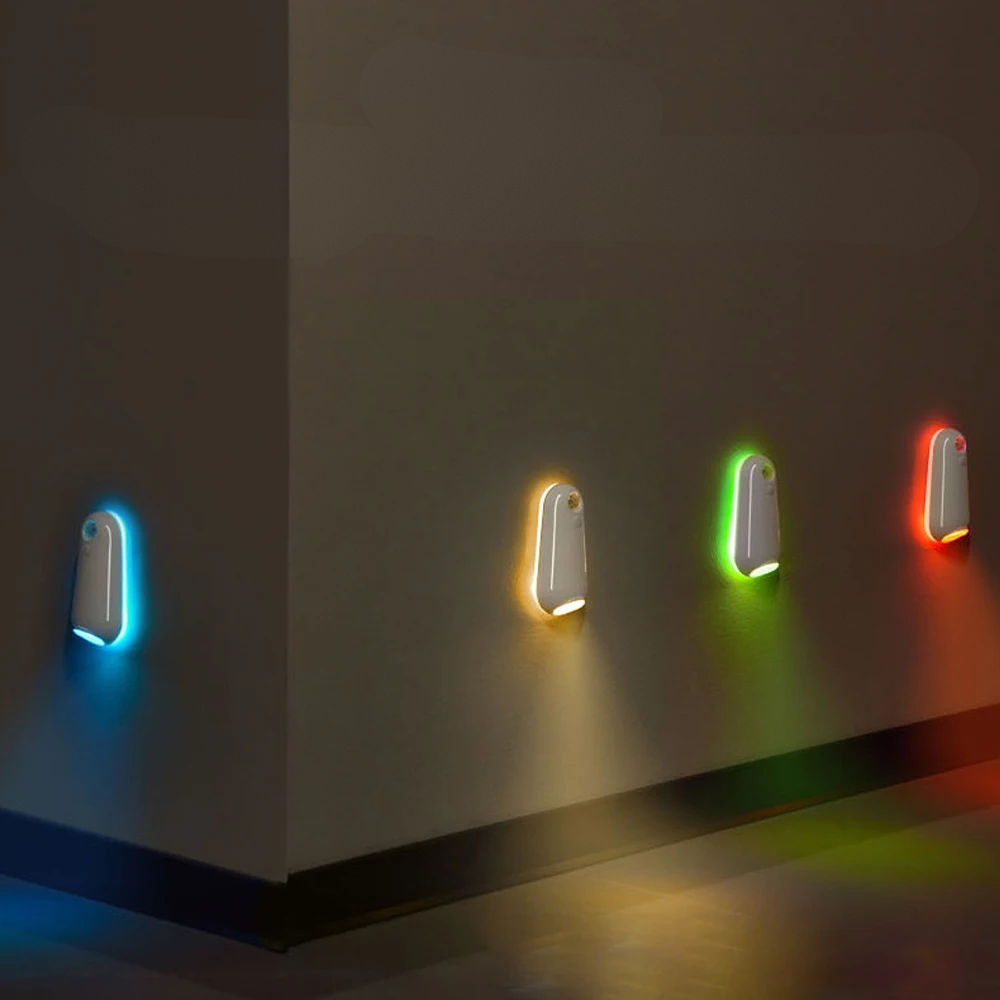 Bewegungssensor Toilette Licht mit Projektor – USB Aufladbar, Anpassbare Farben