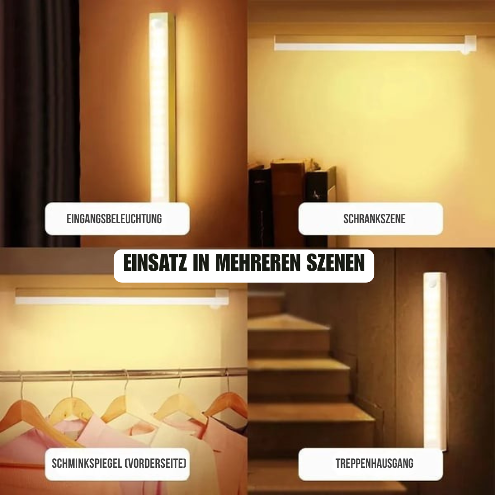 Smart LED lamp with motion sensor and USB charging function