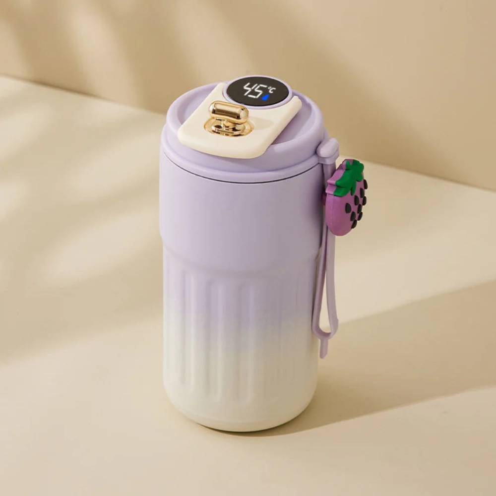 Smart Travel Mug with LED Temperature Display