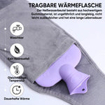Plush Hot Water Bottle Belt for Pain Relief
